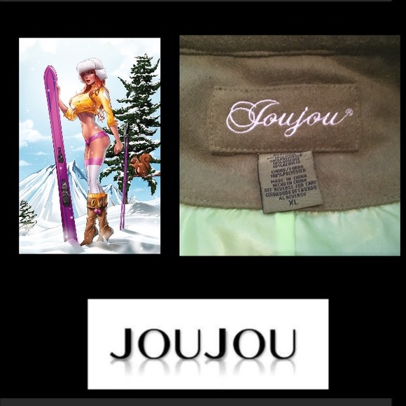 JOUJOU•Olive GreenDouble Breasted Pea Coat - Picture 8 of 9