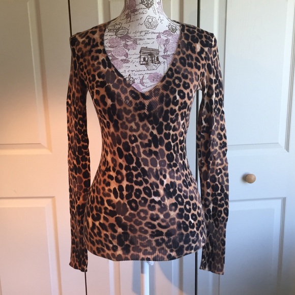 Leopard print sweater