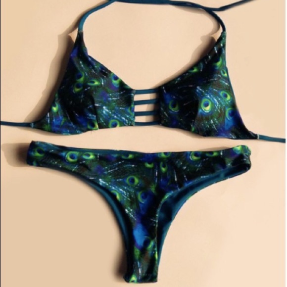 Peacock swimsuit size small!
