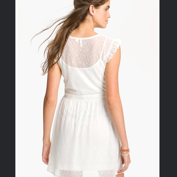 Frenchi ivory lace dress size S - Picture 2 of 4