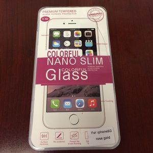 iPhone6 Rose Gold Glass Cover 🦄💁🏼