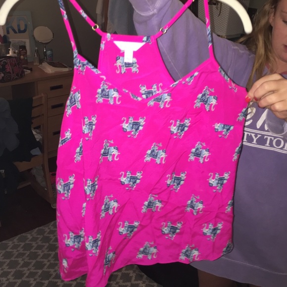 lily Pulitzer tank.
