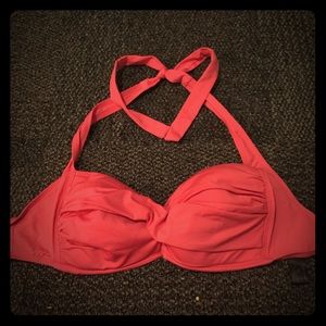 Peachy Halter Bikini Top
