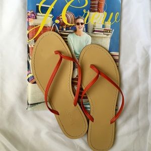 J.Crew leather sandals • flip flops