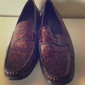 Tortoise Cole haan penny loafers