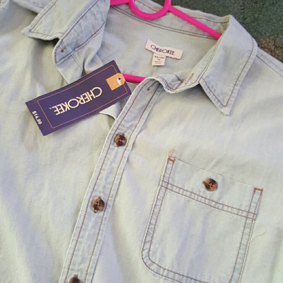 Long Sleeve Light Denim - Picture 3 of 3