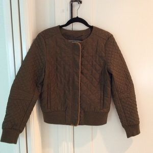 H&M quilted bomber jacket