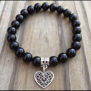 Natural Stone Black Turmaline bracelet