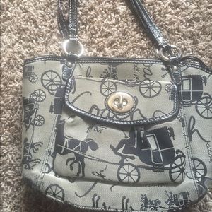 Coach Horse and Carriage Small Tote