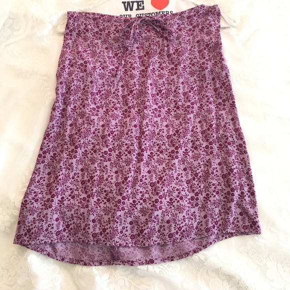 Floral Knee Length Skirt