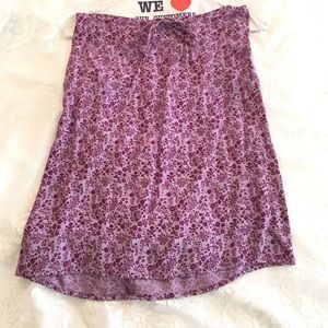 Floral Knee Length Skirt