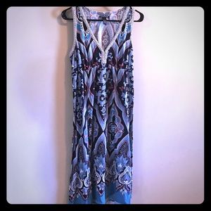 Lucky Brand medallion maxi dress