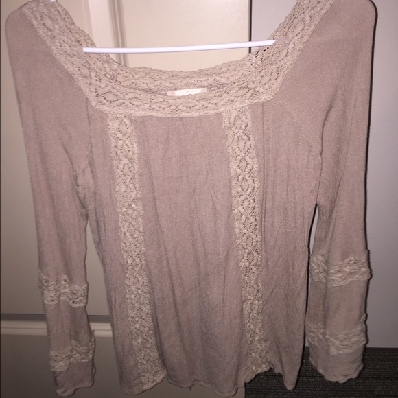 Brown shirt