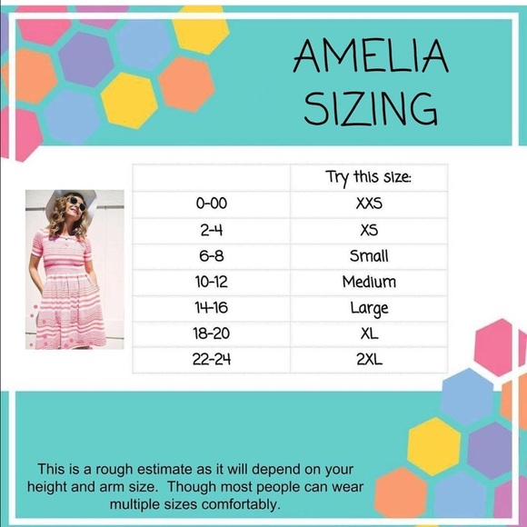 ⚡️SOLD⚡️Lularoe Amelia S - Picture 3 of 3