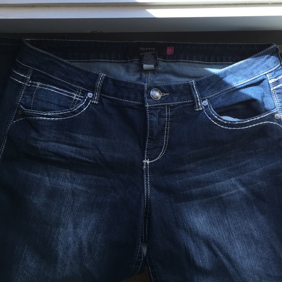 Torrid silver trimmed jeans