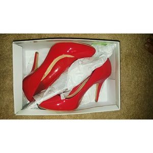 Red Patent Leather Heels