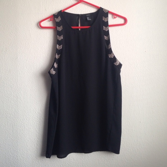 Black Blouse w/ Beading