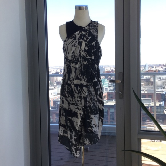 Helmut Lang | Black & White Dress | Size S