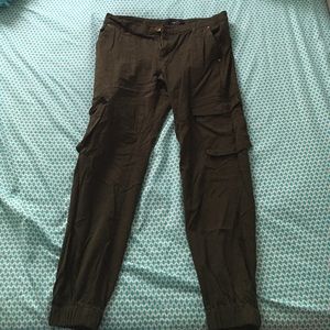 Olive joggers