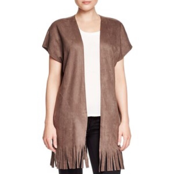 Cupio Suede-Like Boxy Vest