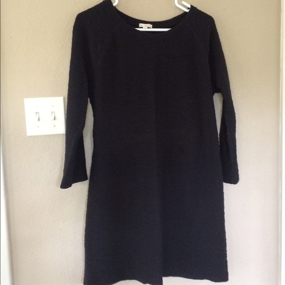 Gap Black Knit Shift Dress