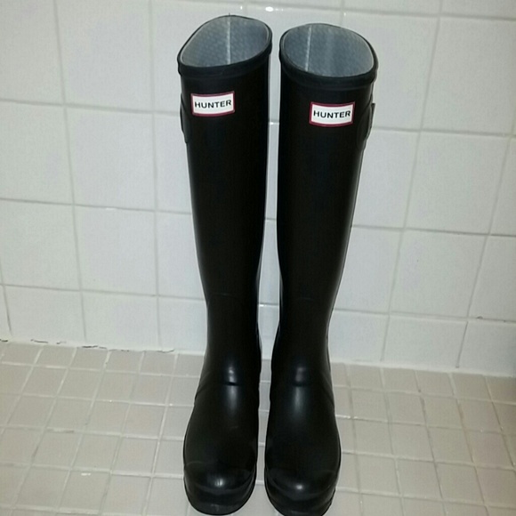 USED REAL HUNTER BOOTS !!! With socks !
