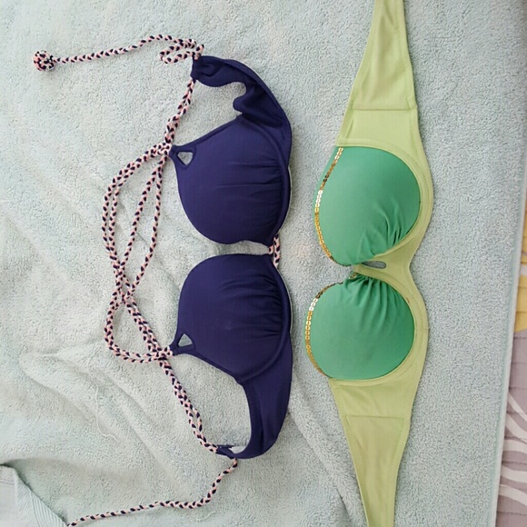 Victoria Secret bathing suit tops 34A