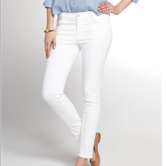 Denim - White Skinny Jeans