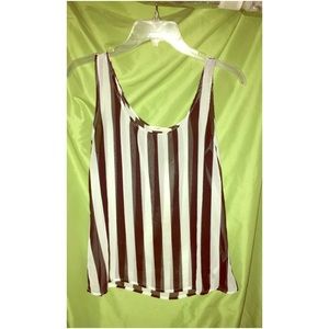 Black & White Striped Top