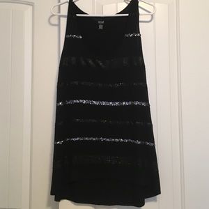 Black Sequin Tank