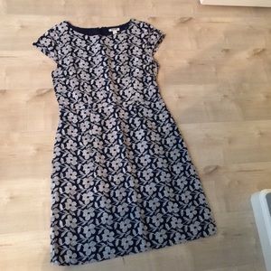 Blue with white flowers old navy dress size 6