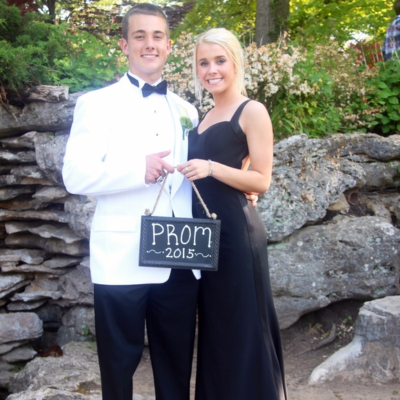 Black Prom Gown - Picture 3 of 4