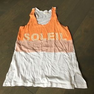 Madewell "Soleil" tank NWOT
