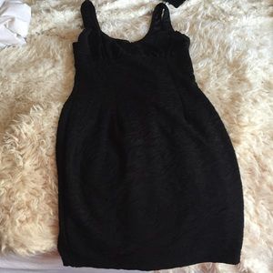 Black bodycon dress