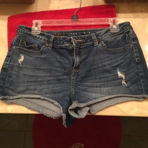 Denim shorts