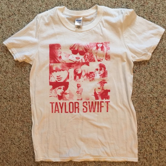 White Taylor Swift Tshirt