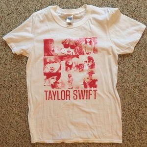 White Taylor Swift Tshirt