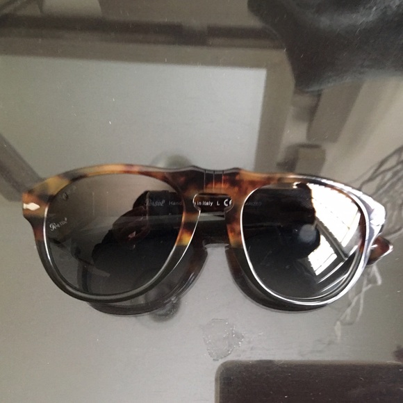 PERSOL TORTOISE SHELL+GREY GLASSES BRAND NEW