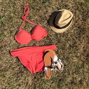 Victoria secret coral bikini
