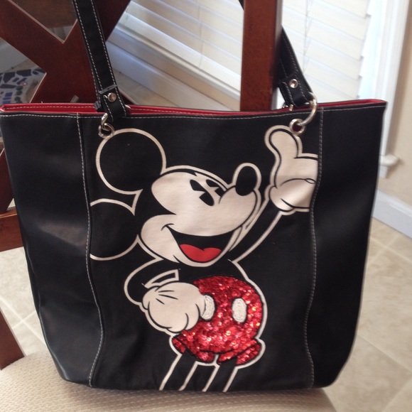 Mickey Mouse sequined tote