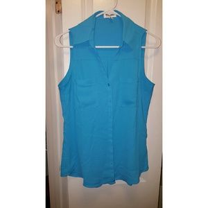 Express blue blouse