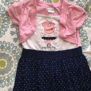 3/4 Peppa Pig girls dress