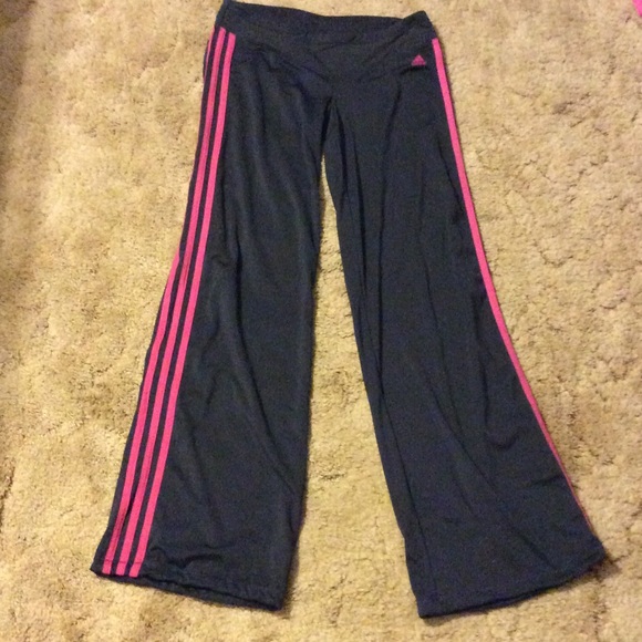 Adidas workout pants with matching shirt included