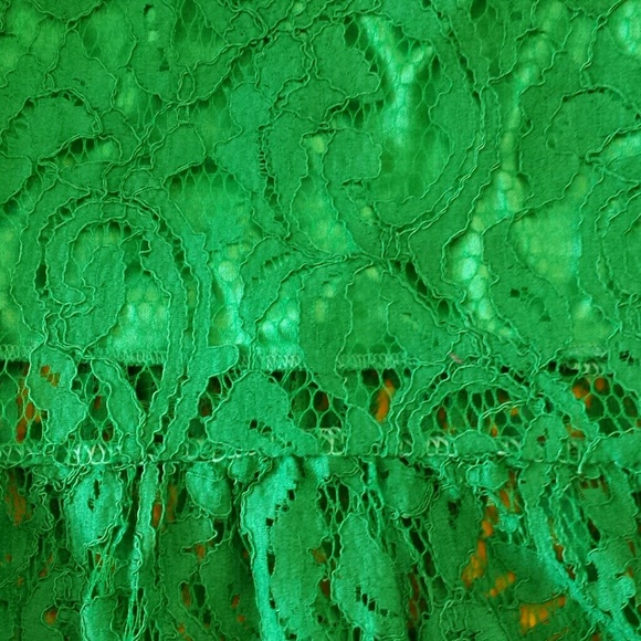 LACE GREEN DRESS - Picture 3 of 4