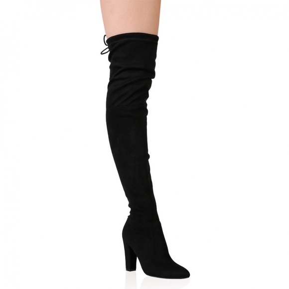 Public Desire Heeled Over the Knee Boots