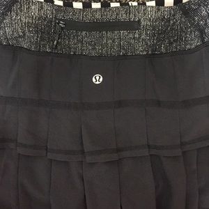 Black Lululemon skirt
