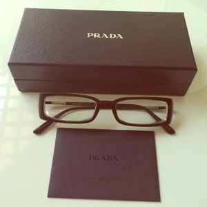 Prada black eyeglass frames