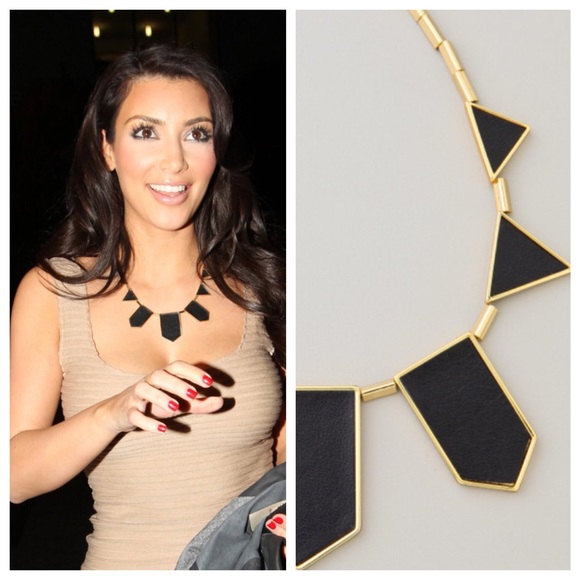 House of Harlow 1960 / Station Leather Necklace - Picture 2 of 2