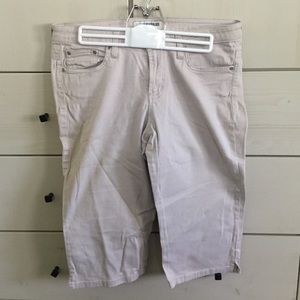 Tan capri pants