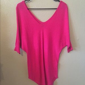 Express hot pink top